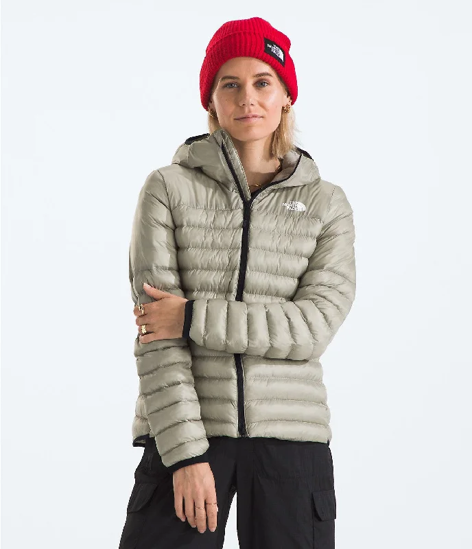 Women's Terra Peak Hoodie - Clay Grey Women's autumn coats and jackets