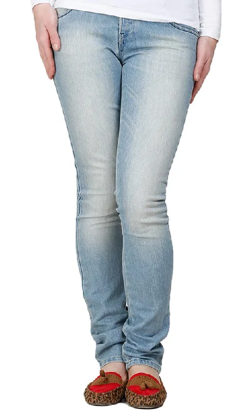 14324 Skinny Washed Out Jeans - Baby Blue