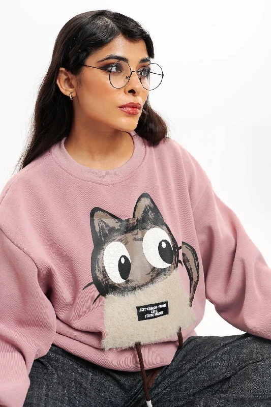 Cute Animal Sweatshirt Women's weekend jackets