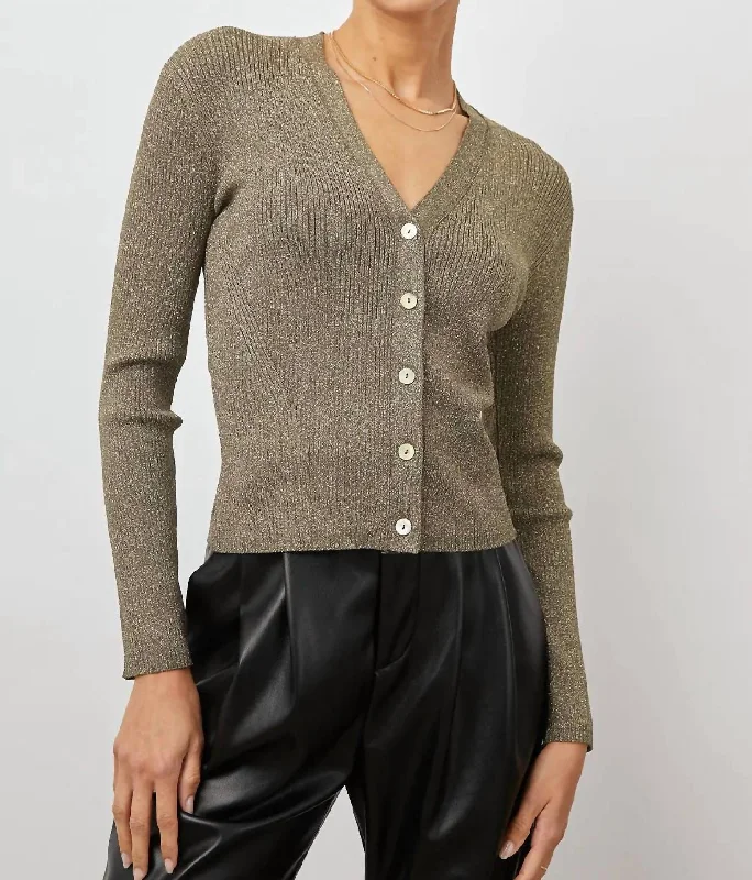 Beau Sweater In Gold Lurex H&M sweaters