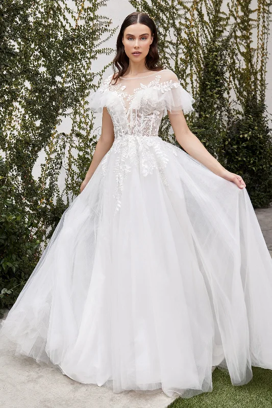 Cinderella Divine A1070W: A Vision of Grace for Your Special Day Soft Lace Gown