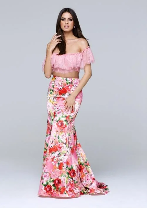 Tarik Ediz - Two-Piece Long Dress 50090 Cotton maxi dresses