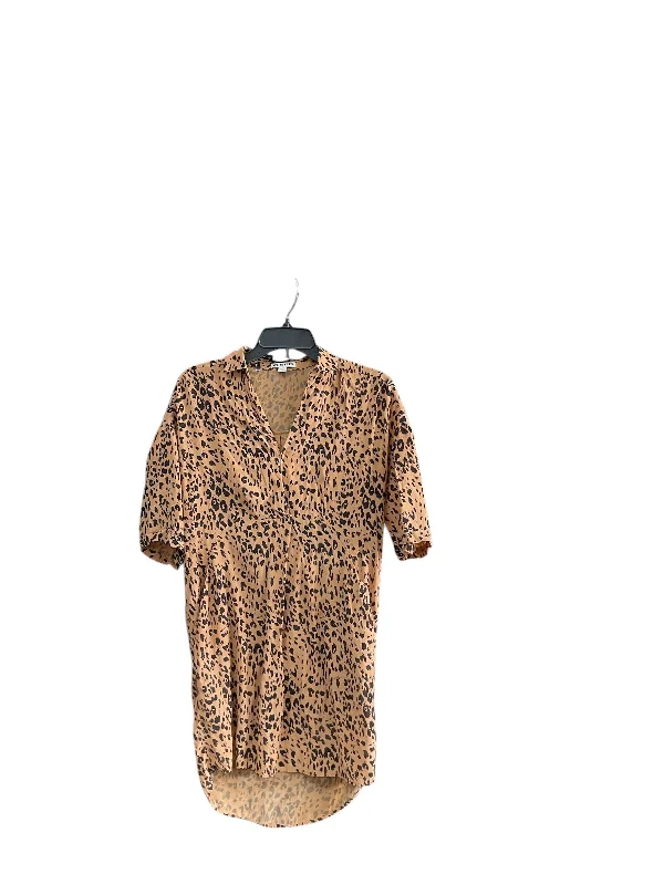 Dress Casual Short By Cma In Leopard Print, Size: Xs Retro Mini Skirt