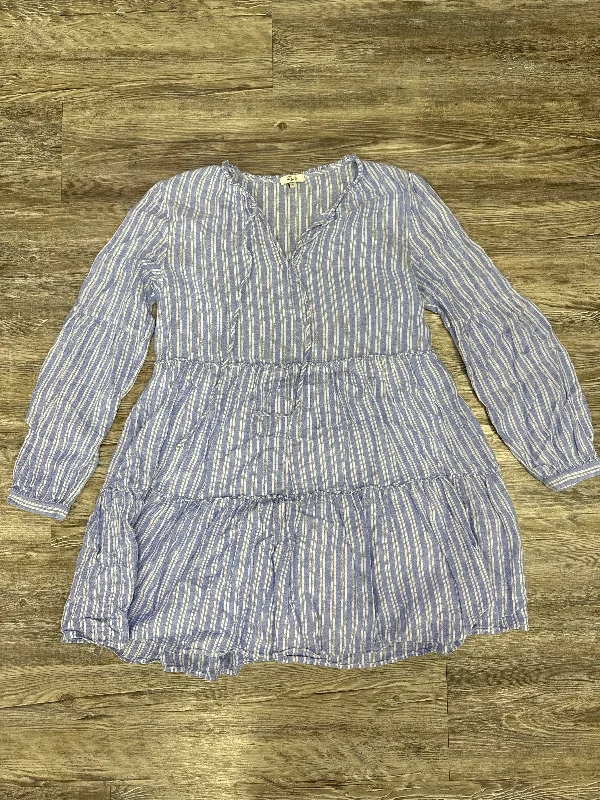 Dress Casual Short By Rails In Striped Pattern, Size: S Summer Denim Mini