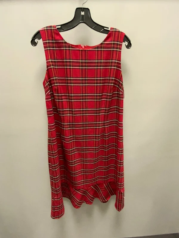 Dress Casual Short By Talbots In Red, Size: 12p Basic Mini Skirt