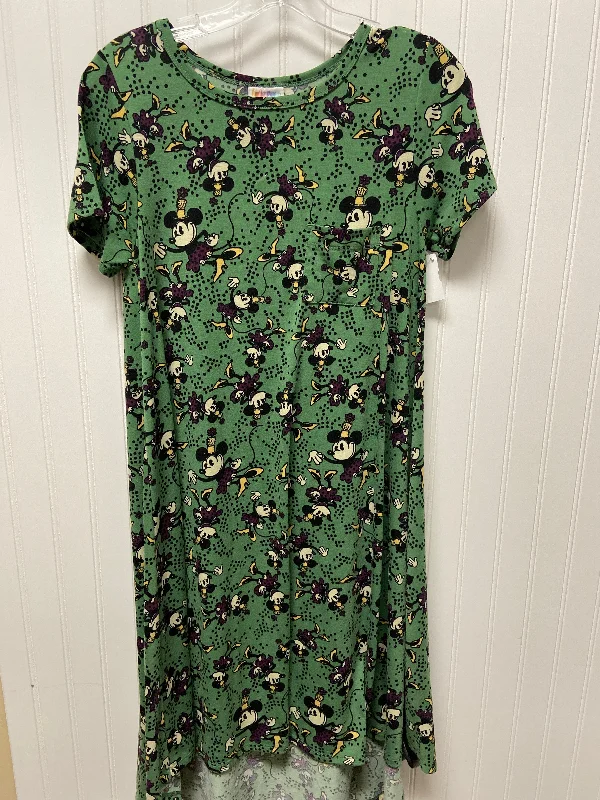 Dress Casual Midi By Lularoe In Green, Size: Xs Boho Midi Skirt