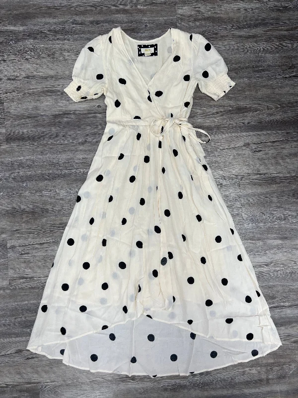 Dress Party Midi By Maeve In Polkadot Pattern, Size: 4 Flowy Midi Skirt