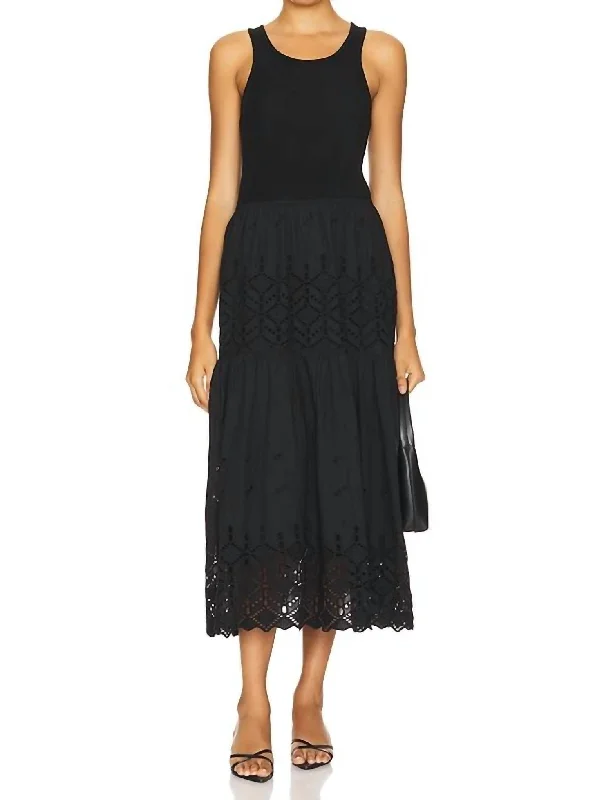 Aribella Dress In Black Ruched unclassified dresses