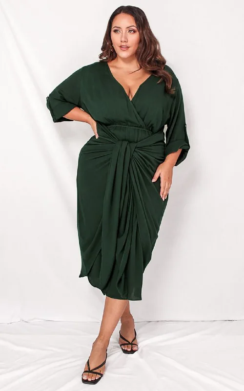 Daphne Dress - Forest Green Backless unclassified dresses