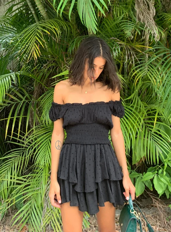 The Love Galore Playsuit Black Spring unclassified dresses