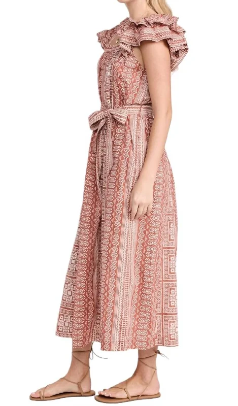 Ingrid Ankle Dress In Pink Anniversary unclassified dresses