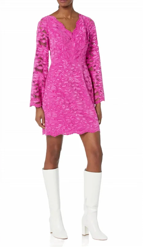 Jinnie Dress In Fumiko Fuchsia Vacation unclassified dresses