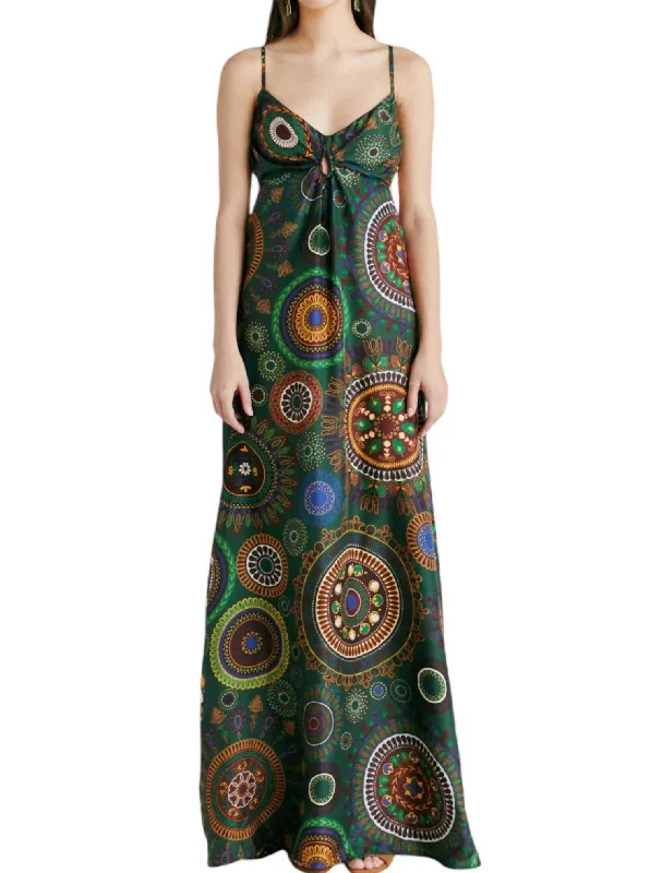 Jolie Dress In Verdone Multicolor Date night unclassified dresses