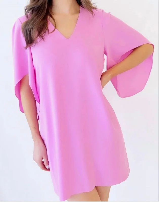 Meredith Dress In Fuchsia Silk unclassified dresses