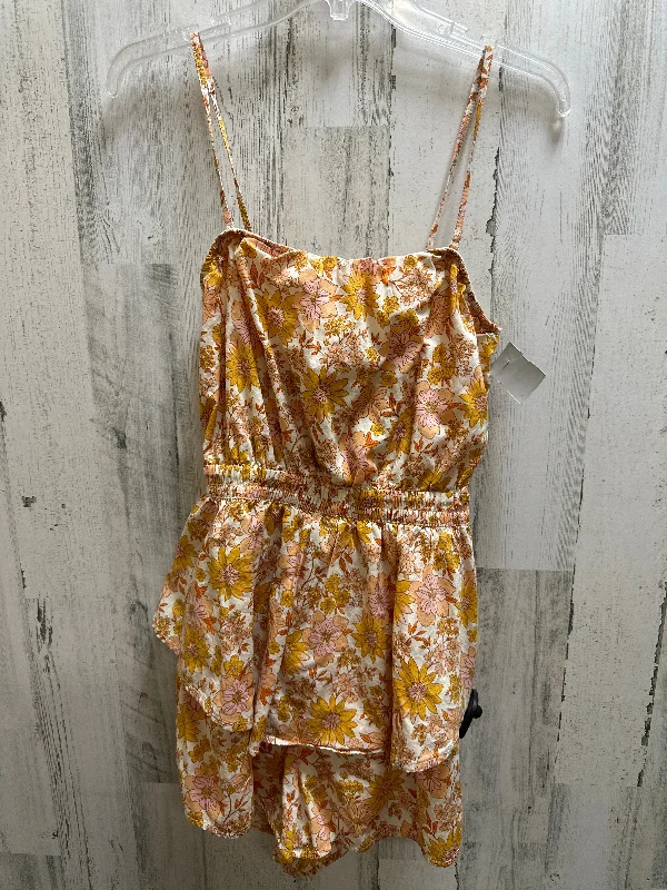 Orange Romper American Eagle , Size M Street style unclassified dresses