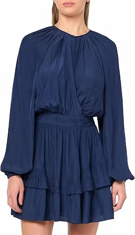 Ramona Dress In Spring Navy Bright color unclassified dresses