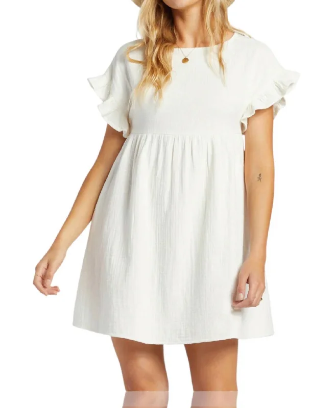 So Breezy Dress In Salt Crystal Velvet unclassified dresses