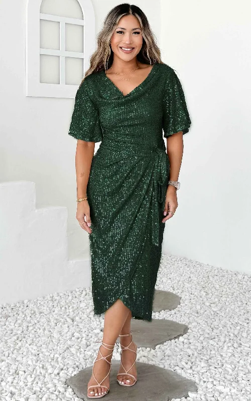 Vernot Dress - Emerald Wedding guest unclassified dresses